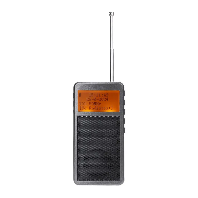 Raddy Rf205 Portable Fm Radio – Bluetooth 5.3 Streaming, Fm-To-Bt Output, Compact Pocket Design, Usb-C Charging & Dual Alarm Clock 1