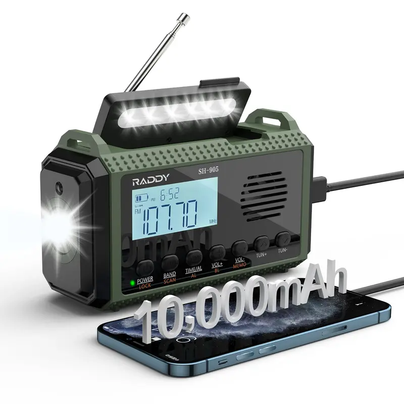 Raddy Sh-905 Shortwave Listening Radio – Open-Box Unit 1