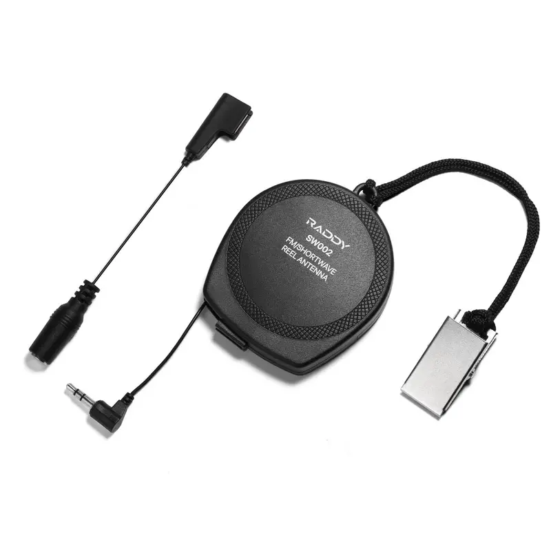 Raddy Sw002 Extendable Shortwave/Fm Reel Antenna – 23.6 Ft, Signal Boosting Design, Works With Rf919, Dsp2, Rf320 & Other Sw Receivers 1