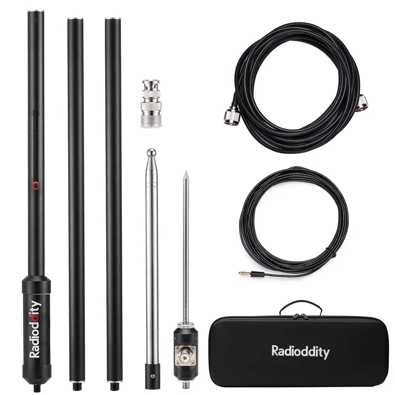 Radioddity Hf-009 Portable Hf Antenna — 6–60 Meter Band, Weatherproof, Low-Swr Design 1