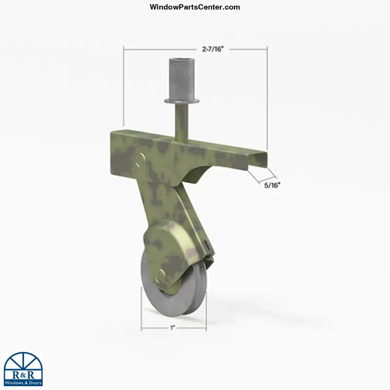 Rite & Metal Industry Replacement Screen Door Roller (Model 559) 1