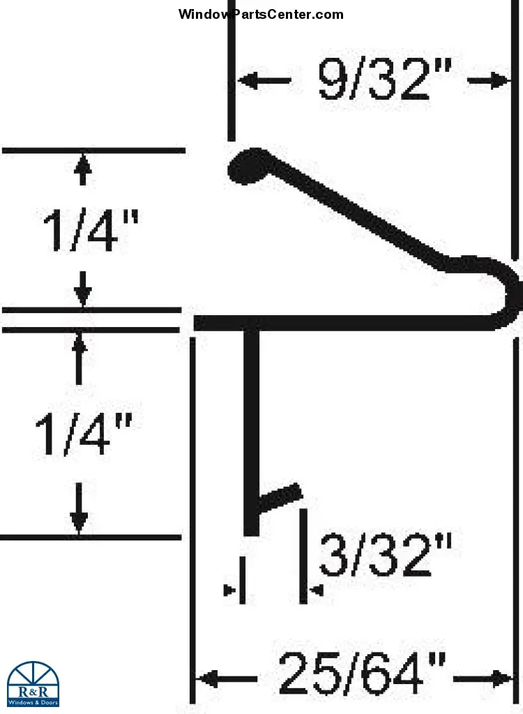 S2005 Leaf-Style Compression Weatherstrip For Door Edges 1