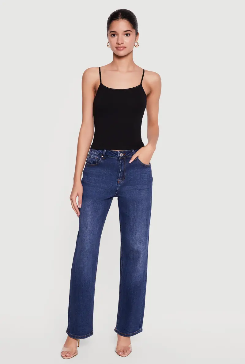 Scoop Neck Camisole With Built-In Shelf Bra 1
