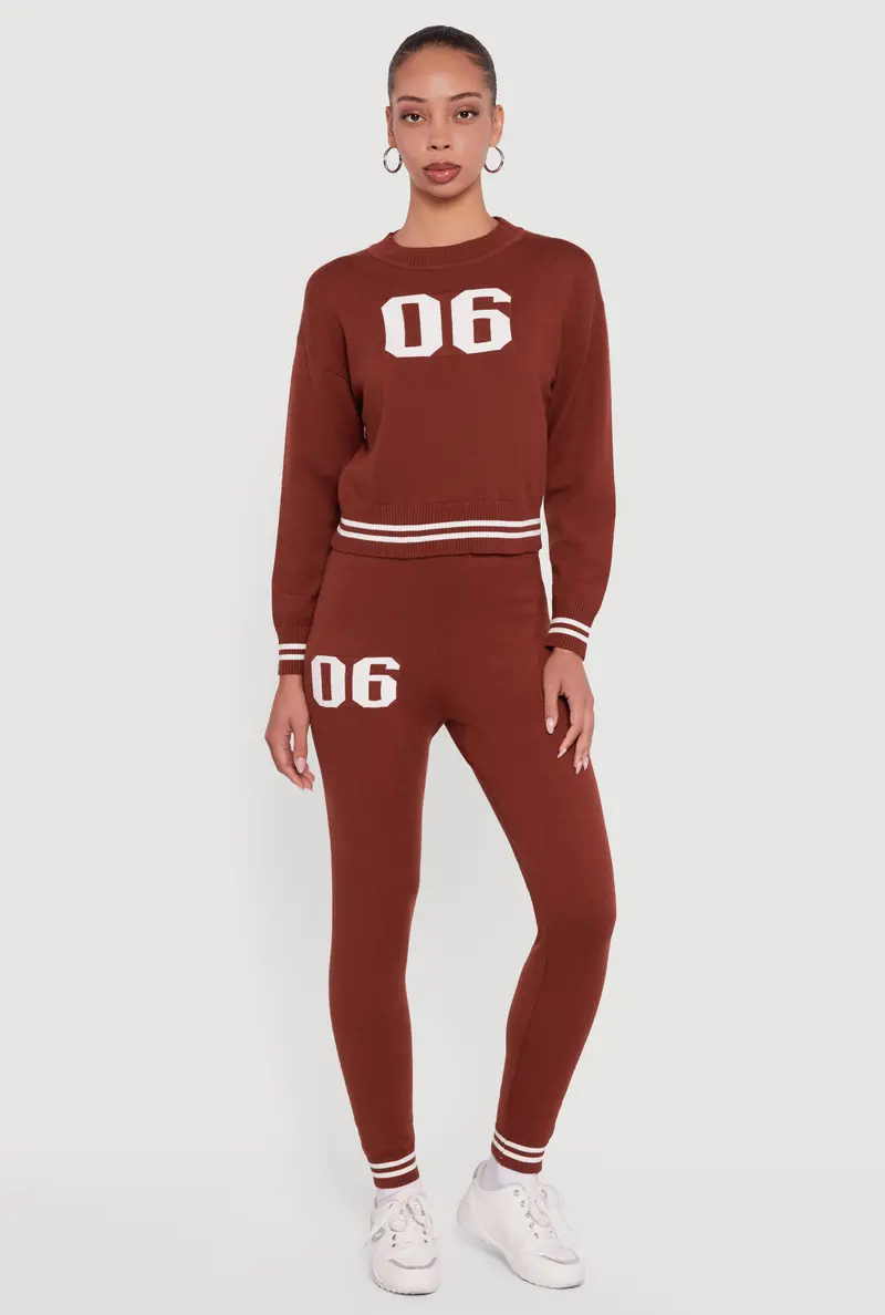 Slim-Fit Varsity Stripe Graphic Sweatpants 1