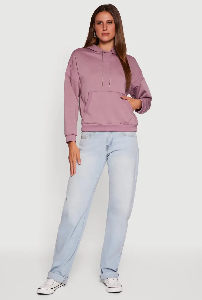 Soft Fleece Hoodie With Kangaroo Pocket 1