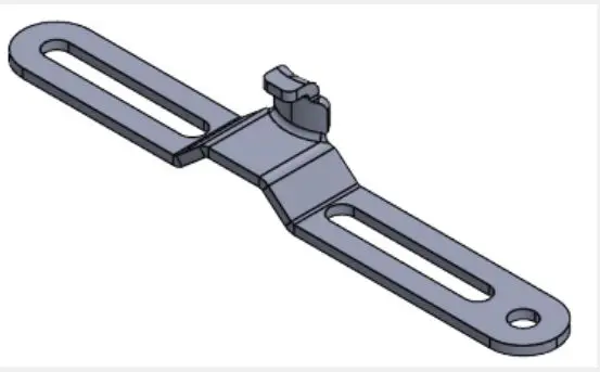 Ss10022 Awning Window Single-Point Lock Lever Keeper – Aluminum Construction 1