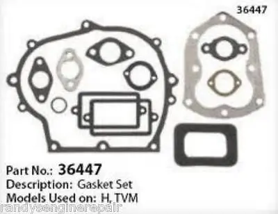 Tecumseh 36447 Oem Gasket Set — Designed For H-Series And Tvm Engine Models 1
