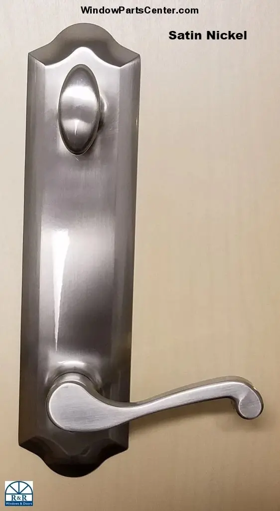 Universal 6" Center-To-Center Bore Patio Door Handle Set 1