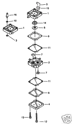 Walbro Wip-9 Complete Fuel Impulse Pump For 2-Stroke Engines 1