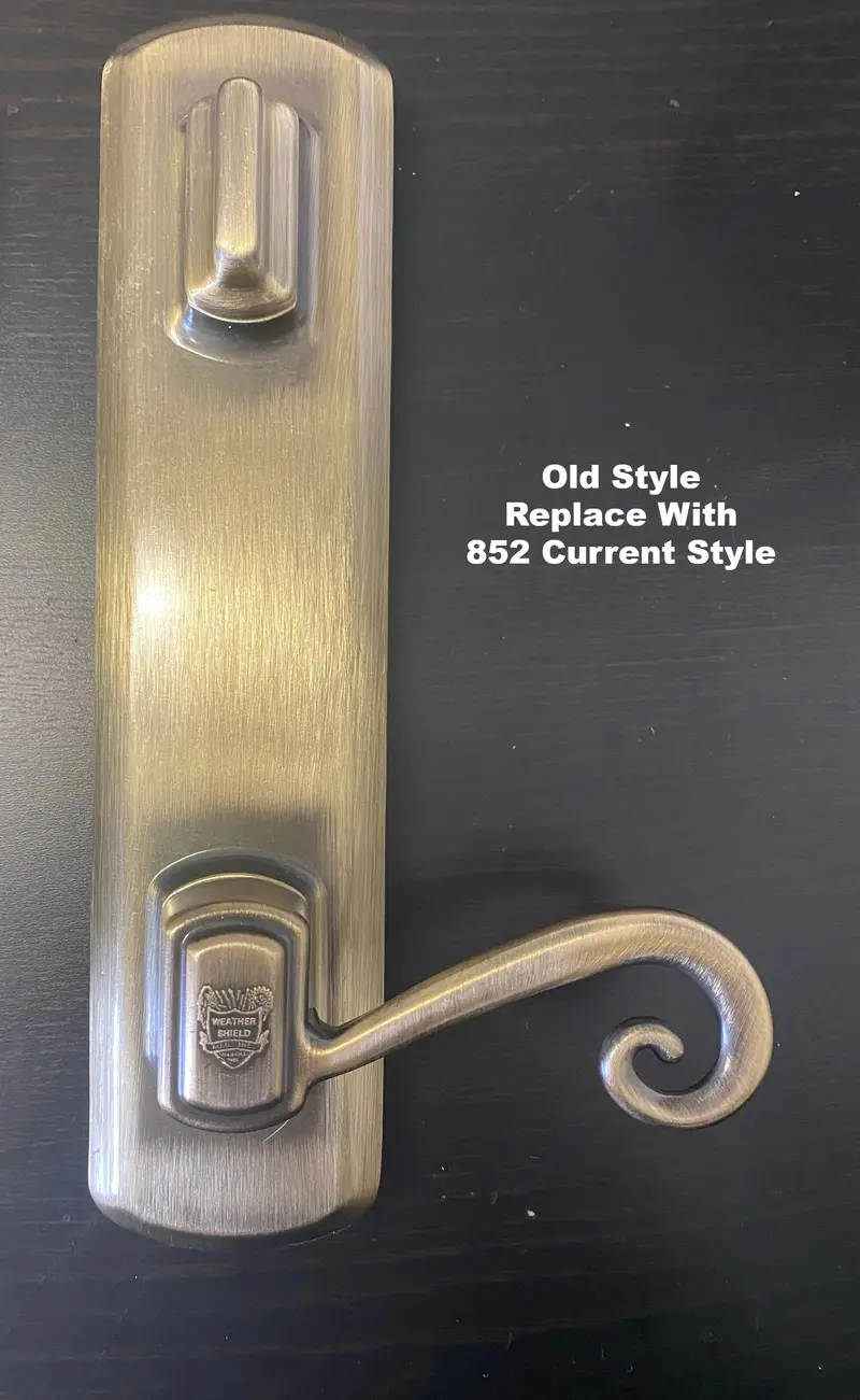 Weather Shield 1200 Series Stamped Handle Set – 6" Center-To-Center Bore 1