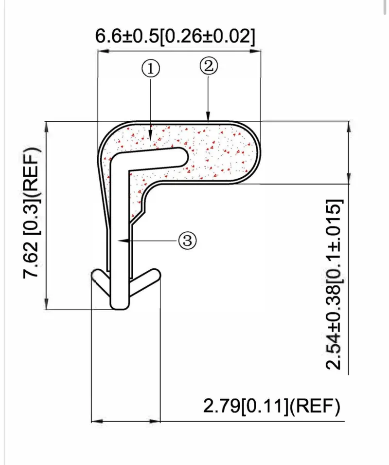 Wg101 Kerf-Mount Compression Seal – 0.100" Thickness 1