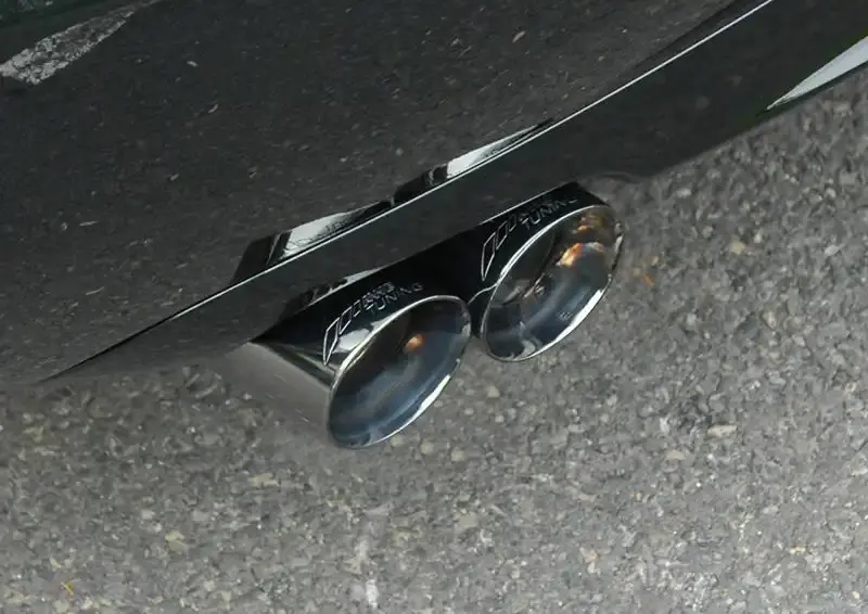 Awe Tuning Audi B7 S4 Track Edition Exhaust - Diamond Black Tips 1