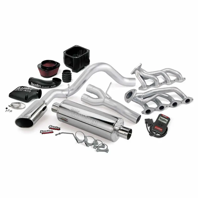 Banks Power 48052 Performance Kit – Exhaust System, Cold Air Intake, And Tuning Chip 1