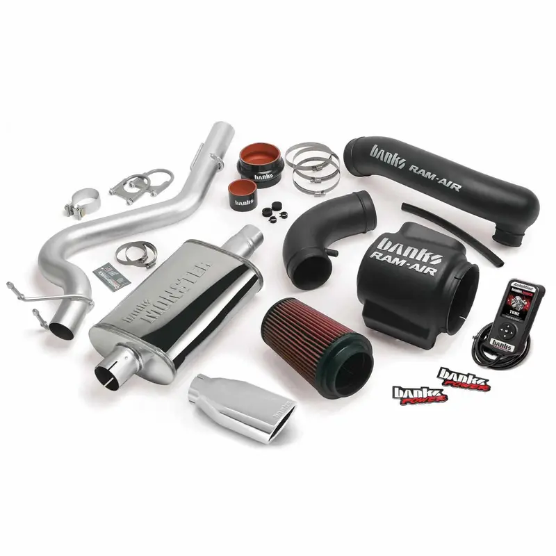 Banks Power Exhaust & Cold Air Intake System With Ecu Tuner – Kit 51336 1