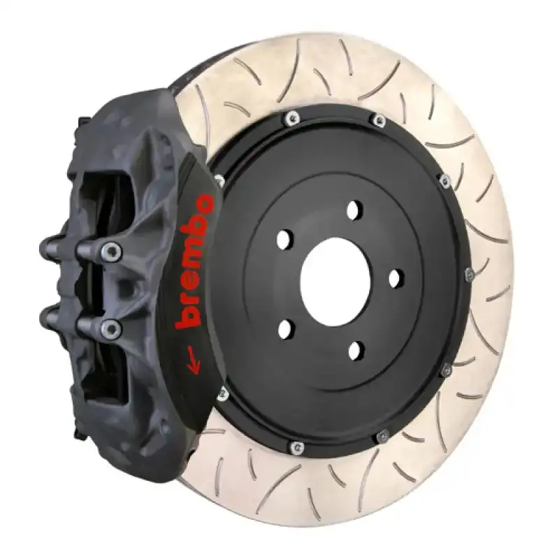 Brembo 97-04 Corvette C5 Pista Front Race Bbk 6 Piston Forged 2Pc380X35X53A 2Pc Rotor T3-Black Ha 1