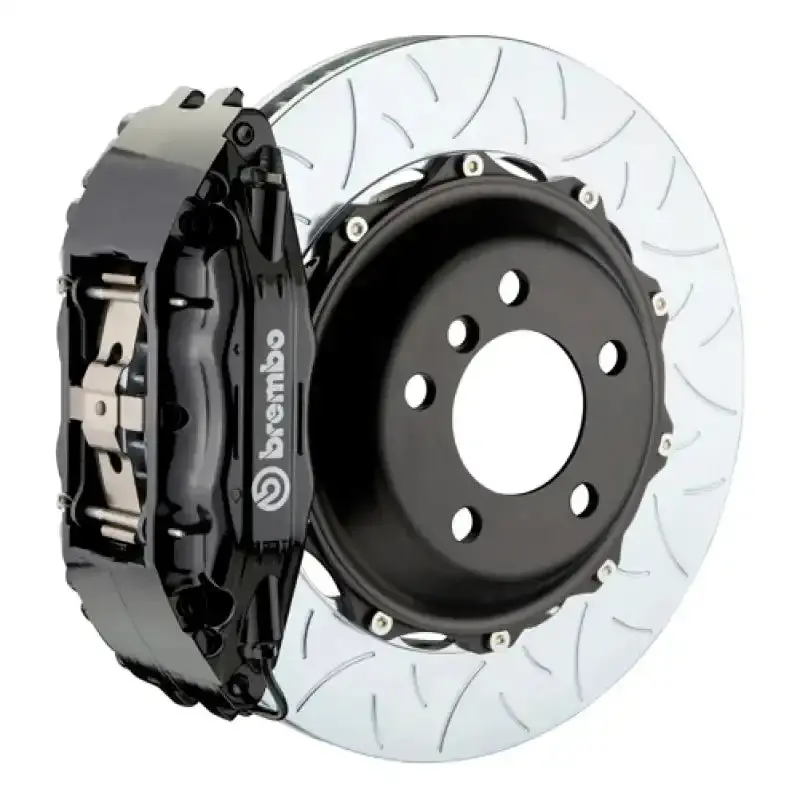 Brembo Front Gt Big Brake Kit For 2003–2008 Infiniti Fx35/Fx45 – 380X32Mm Slotted Rotors, 4-Piston Calipers (Type 3 Black) 1
