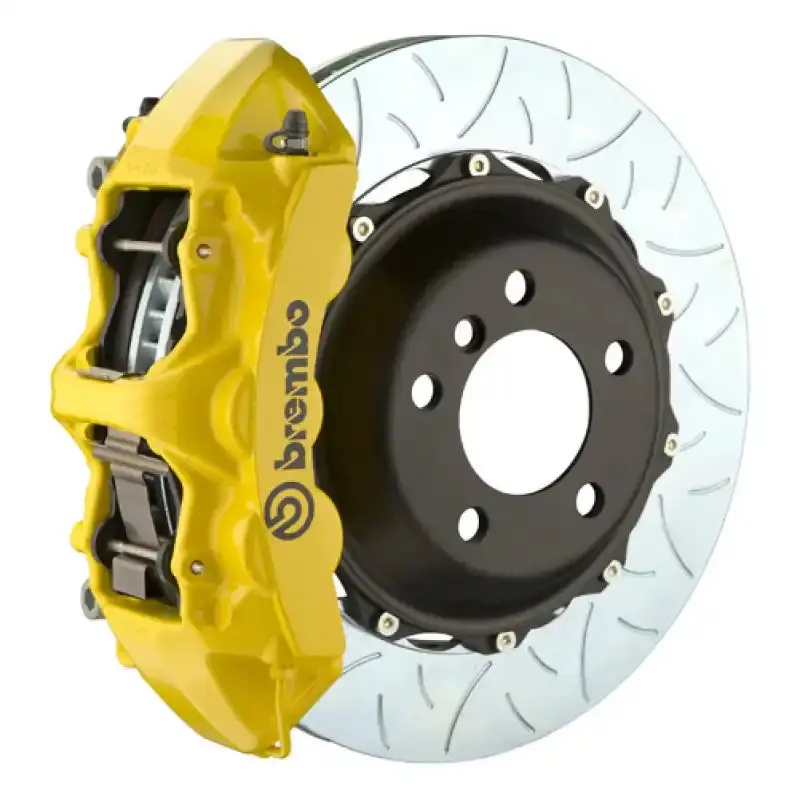 Brembo Gt Big Brake Kit – 6-Piston Front Calipers With 380X34Mm Two-Piece Slotted Rotors For 2008–2014 Challenger Srt-8 1