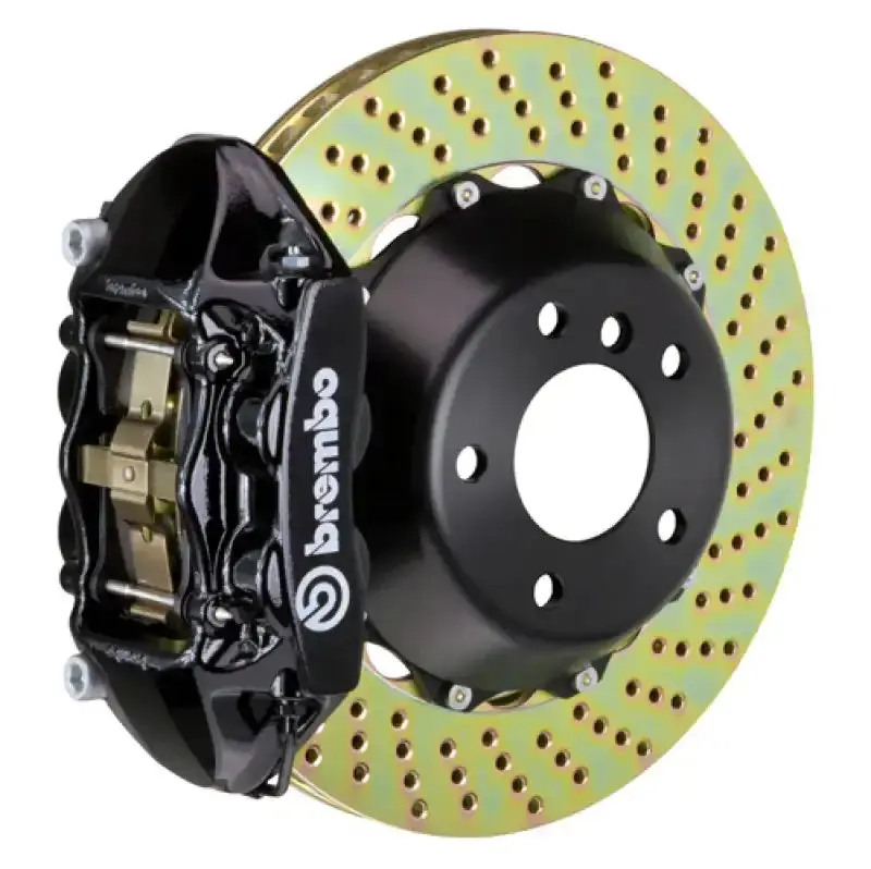 Brembo Gt Rear Brake Kit For Maserati Ghibli S & Ghibli S-Q4 – Drilled 380X28Mm Two-Piece Rotors 1