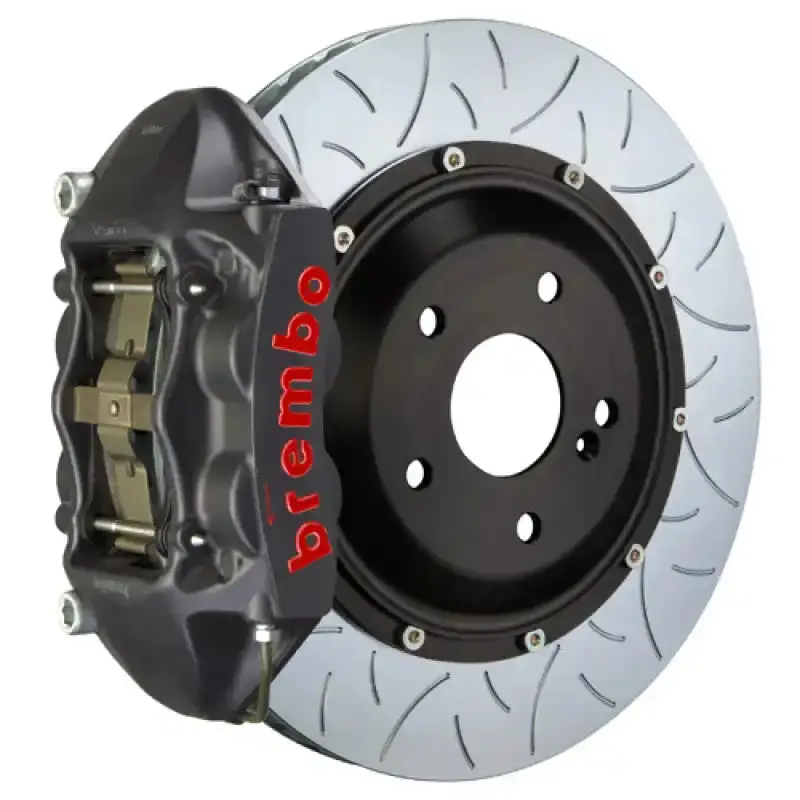 Brembo Rear Big Brake Kit For 1991–1994 Turbo & 3.6L Turbo Models – 345X28Mm Slotted Rotors, 4-Piston Calipers (Type 3 Black) 1