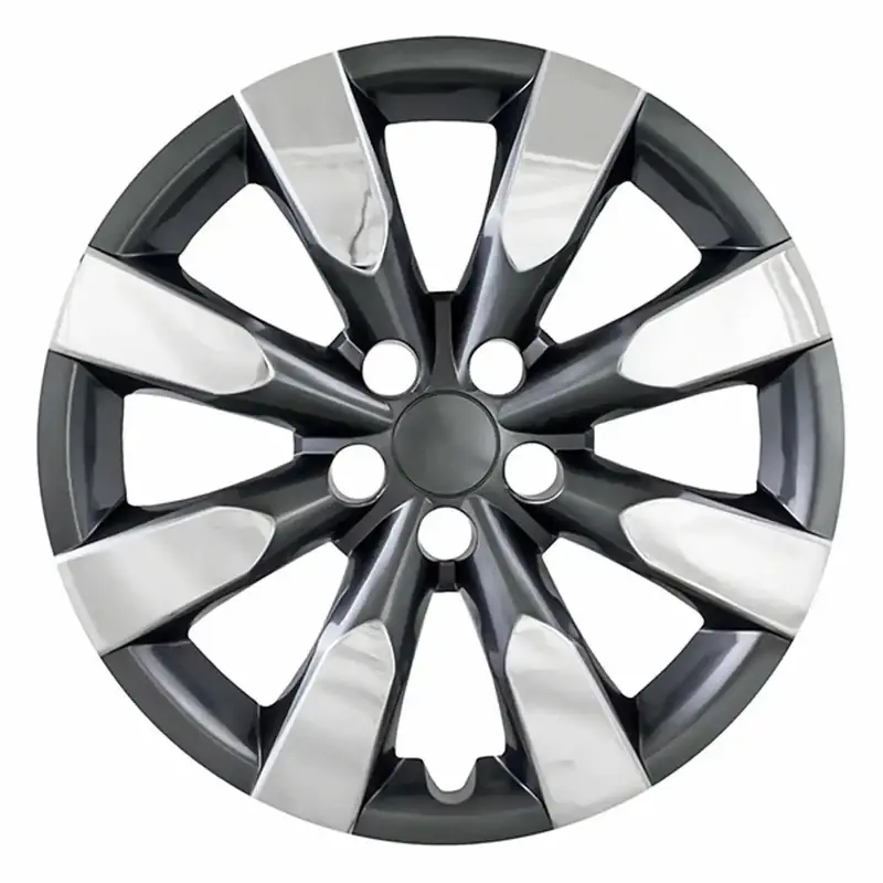 Coast To Coast Iwc51316Cc 16-Inch 8-Spoke Chrome & Charcoal Wheel Set (4-Pack) 1