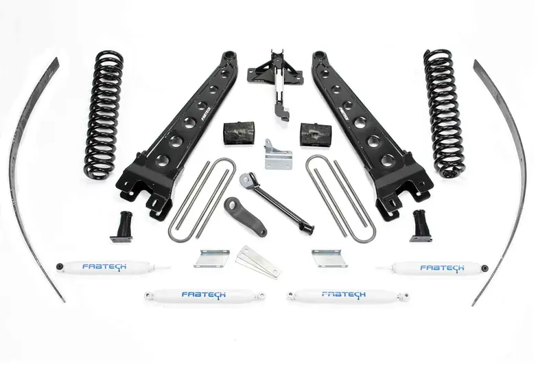 Fabtech K2124 Radius Arm Lift System – Complete 8" Suspension Upgrade With Coils And Performance Shocks For 2008–2016 F250 4Wd 1
