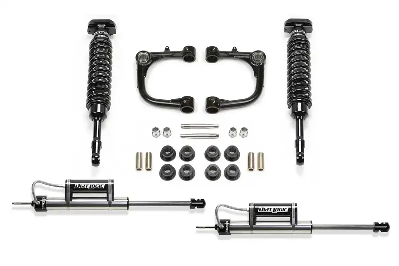 Fabtech K7032Dl Upper Control Arms & Dual-Link Suspension System – 2.5-Inch Coilover Setup With Reservoir Rear Shocks For 2005–2014 Toyota Tacoma 1