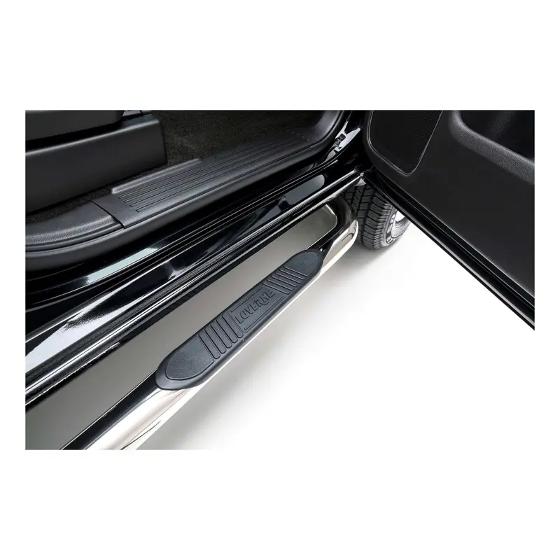 Luverne 460922 Triple-Round Nerf Bars With Step Pad – Stainless Steel 1
