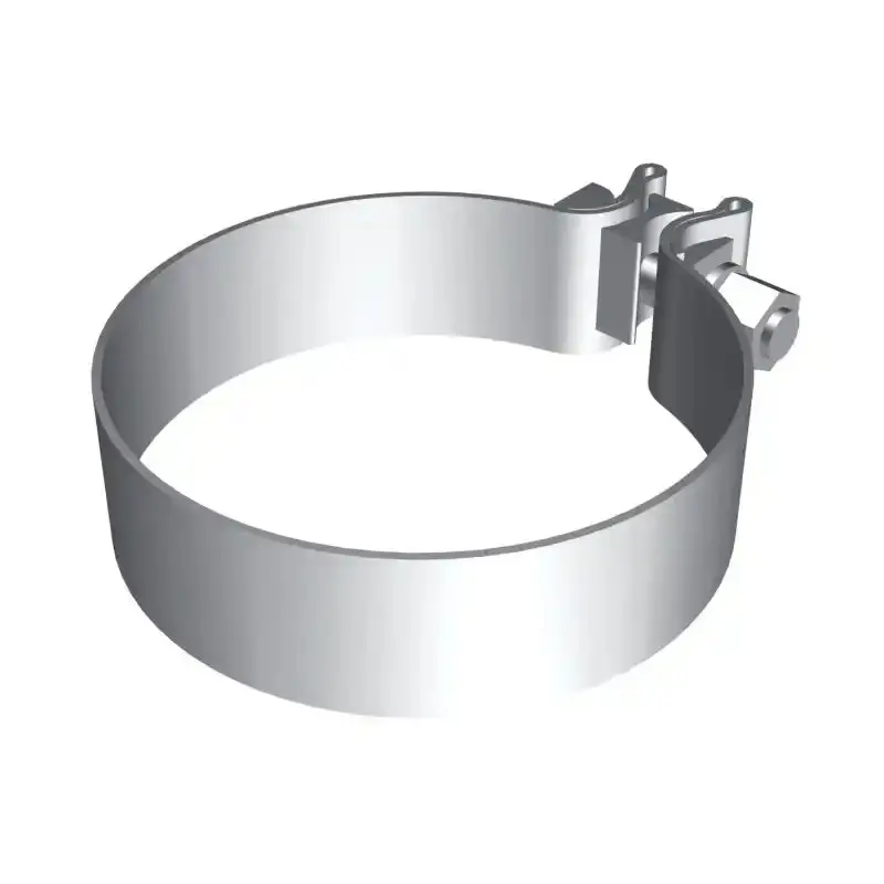 Magnaflow 10-Pack Stainless Steel Hose Clamps – 4-Inch Diameter, 1.25-Inch Band Width 1