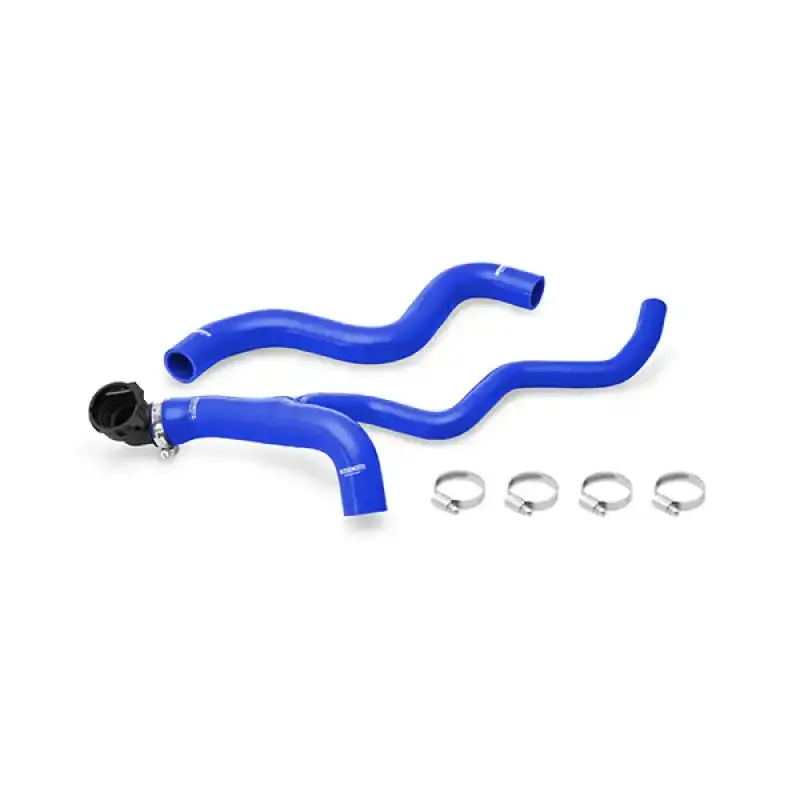 Mishimoto 2012+ Fiat 500 Non-Turbo Blue Silicone Radiator Hose Kit 1