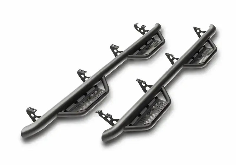 N-Fab Hpj0764-Tx Two-Step Podium Side Steps For 2007–2018 Jeep Wrangler Jk 4-Door (Texas Black) 1