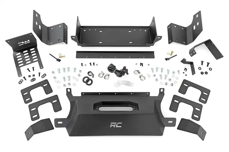 Rough Country 51065 Stealth Winch Mounting Plate For Under-Bumper Installation 1