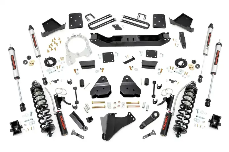 Rough Country 51356 6-Inch Lift Kit With V2 Coilover Shocks (No Overload Springs) 1