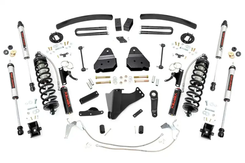 Rough Country 6-Inch Coilover Conversion Lift Kit – Includes V2 Gas Shocks (59758) 1
