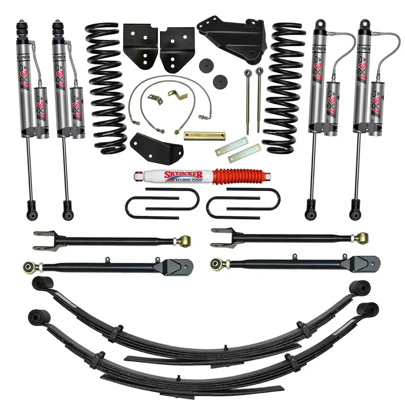 Skyjacker F54024Ks-X 4-Inch Lift Kit – Includes Adx 2.0 Remote Reservoir Monotube Shocks 1