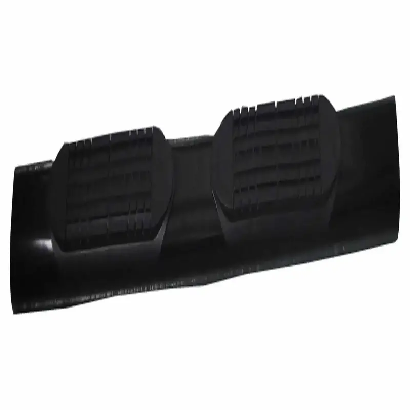 Trailfx A1545T Oval Step Bar With Integrated Pads – 4-Inch Black Powder-Coated Steel 1