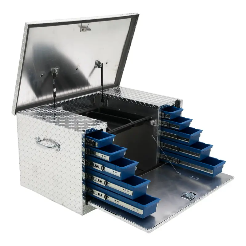 Uws Tbc-38-Ds 38-Inch Bright Aluminum Utility Chest With Drawers 1