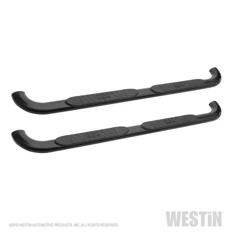 Westin 21-4085 Platinum 4-Oval Nerf Bars – Black Steel With Mounting Kit (Crew Cab) 1