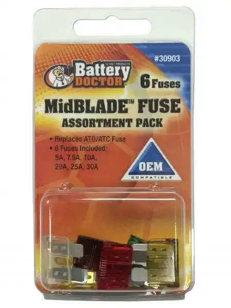 Wirthco 30903 Atc/Ato Fuse Assortment Pack – Variety Of Blade-Type Fuses For Automotive Electrical Repairs 1